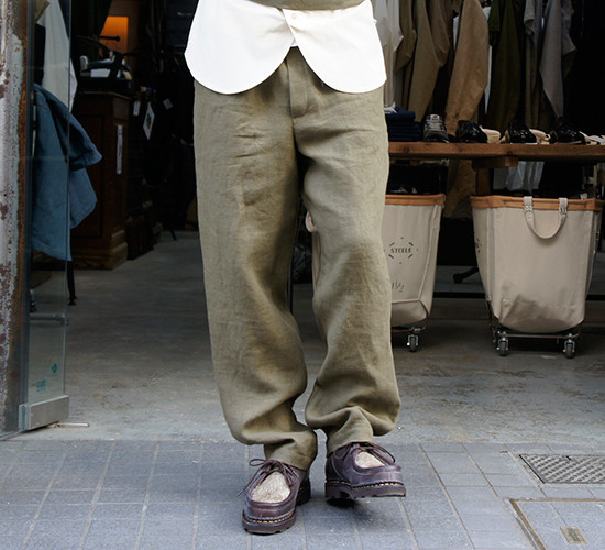 FRANK LEDER  フランクリーダー　リネンスラックス