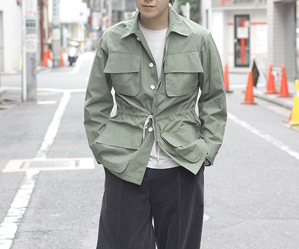 オーラリー WASHED FINX RIPSTOP FATIGUE JACKET-eastgate.mk