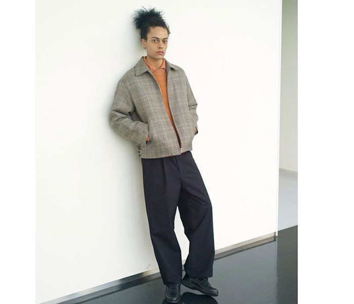 AURALEE DOUBLE FACE CHECK ZIP BLOUSON. | andPheb Staff Blog