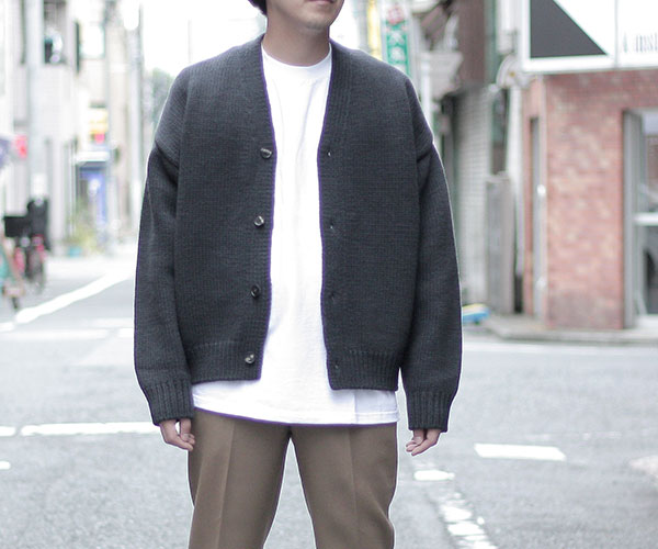 大人気特価AURALEE SUPER MILLED KNIT BIG CARDIGAN トップス