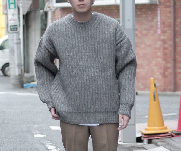 AURALEE SUPER MILLED RIBKNIT ZIP 3オーラリーAU