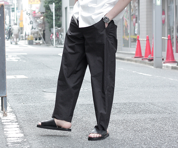 AURALEE SELVEDGE WEATHER CLOTH EASY PANT - ワークパンツ