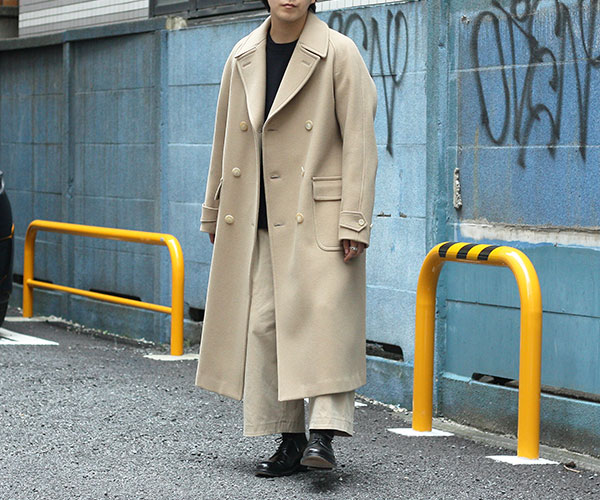 SCYE BASICS Wool cashmere Melton Long coat | andPheb Staff Blog