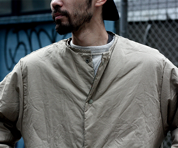 orSlow COTTON SHELL NO COLLAR COAT UNISEX | andPheb Staff Blog