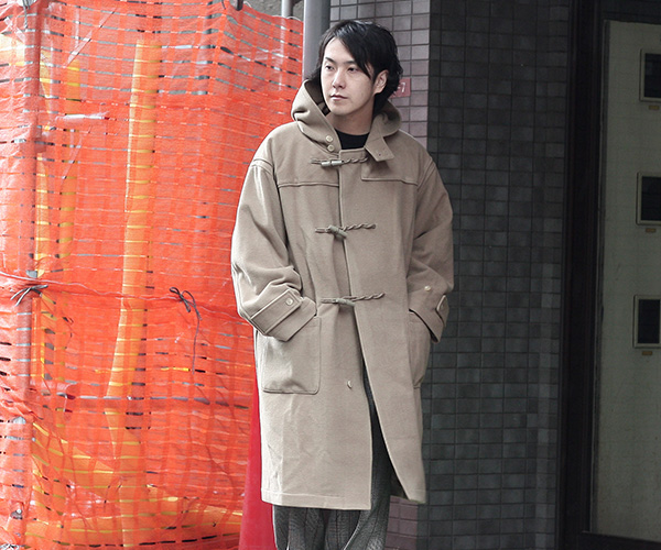 CASHMERE WOOL MOSSER BIG DUFFLE COAT