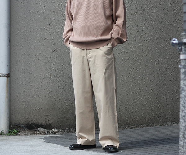 AURALEE19SS入荷速報!!WASHED-FINX-CHINO-WIDE-SS | andPheb Staff Blog