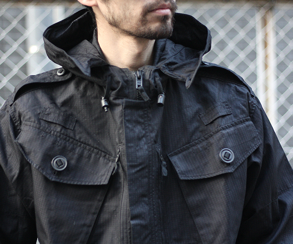 1/19(土)発売 DEADSTOCK イギリス軍 BLACK RIPSTOP SMOCKS JACKET