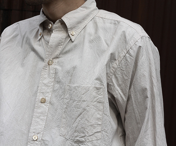 KAPTAIN SUNSHINE Finx Cotton Big Button-down Shirt | andPheb Staff