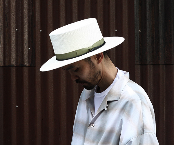 アーミッシュ ストローハット XL Amish Hat Made in USA-