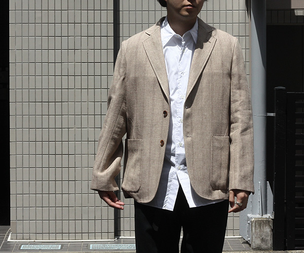 AURALEE,LINEN WOOL SILK SHARK SKIN JACKET. | andPheb Staff Blog