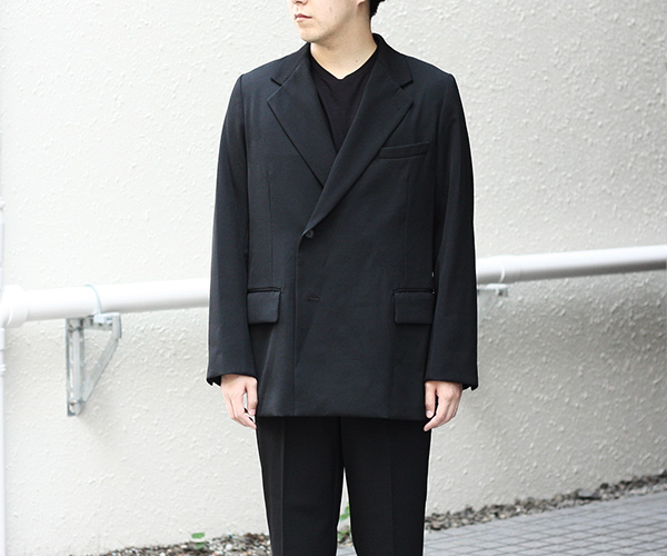 AURALEE 19aw WOOL MAX GABARDINE JACKETブラック