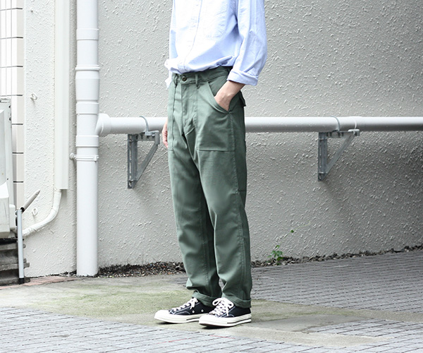 GUNG HO ,別注 WHITE TAG TAPERED FIT FATIGUE PANTS. | andPheb Staff