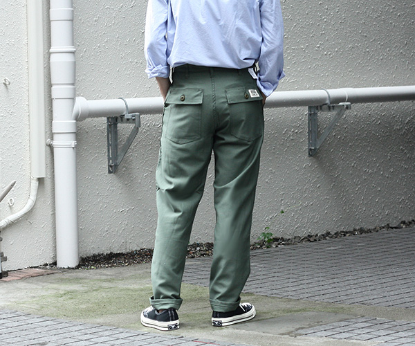 GUNG HO ,別注 WHITE TAG TAPERED FIT FATIGUE PANTS. | andPheb Staff
