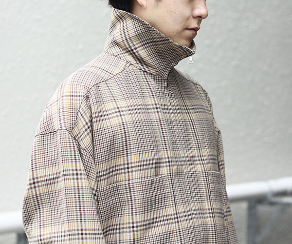 7/26販売!!AURALEE WOOL SERGE CHECK ZIP-UP BLOUSON | andPheb Staff Blog