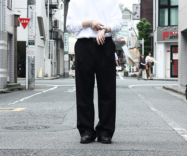 AURALEE LIGHT MELTON WIDE SLACKS CHR - 通販 - pinehotel.info