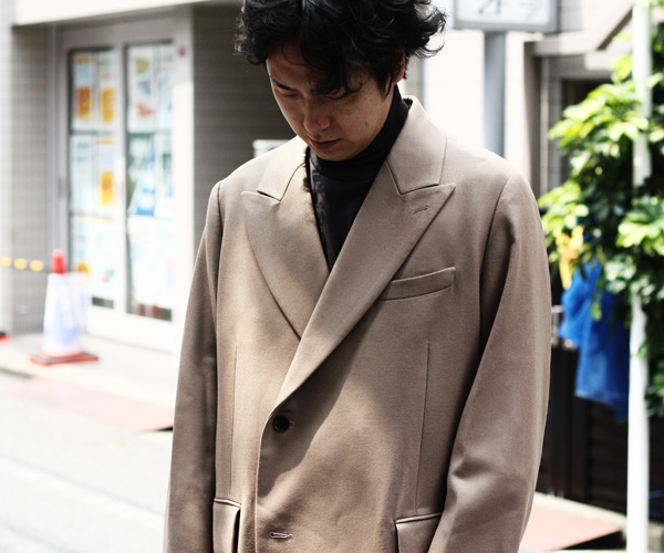 在庫得価専用AURALEE LIGHT MELTON OVER COAT Size 4 ジャケット・アウター