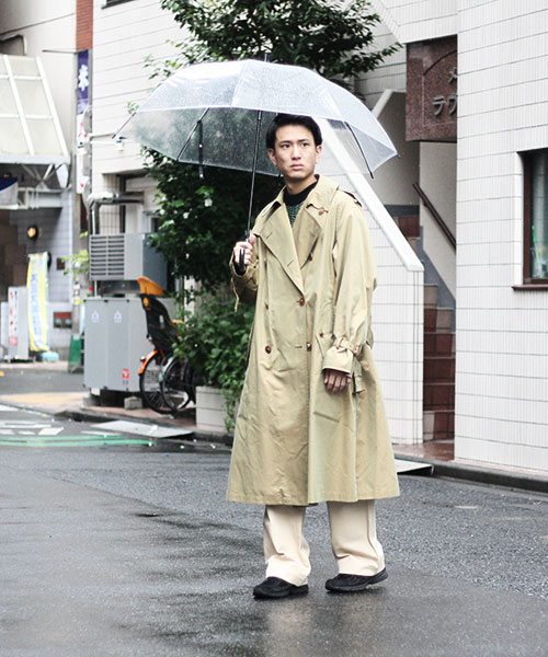 オーラリー トレンチコート FINX CHAMBRAY TRENCH COAT