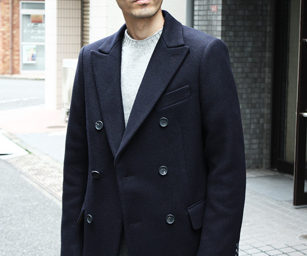 9/13(金)発売 SCYE “Wool Cashmere Melton Double Breasted Coat