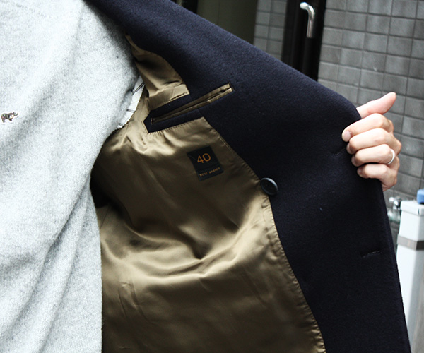 9/13(金)発売 SCYE “Wool Cashmere Melton Double Breasted Coat 