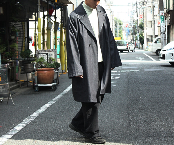 HERILL　cashmere denim P coat　コート