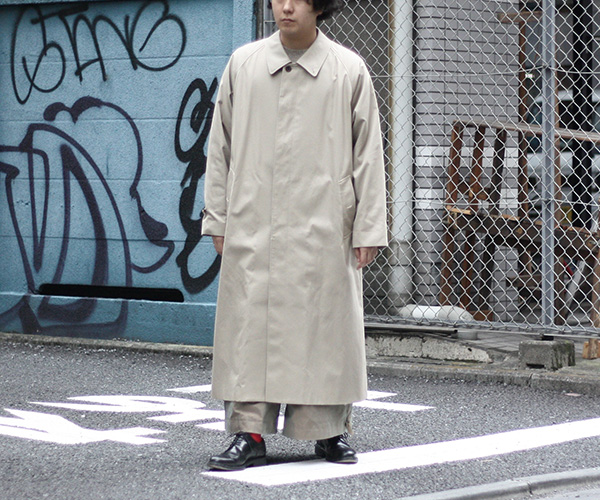 COAT】CIOTA スビンコットン ギャバジン バルマカンコート | andPheb