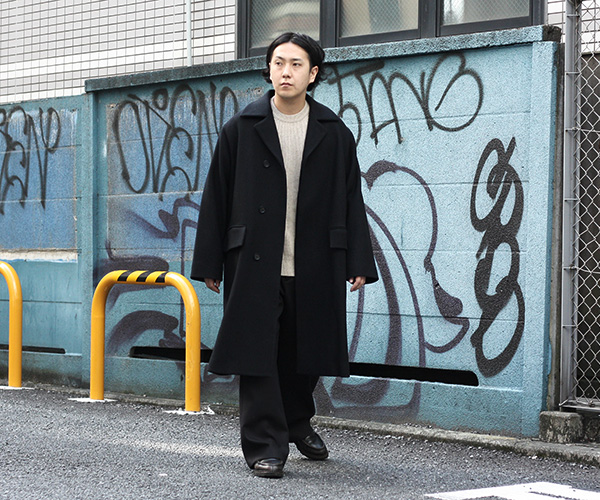 10/4(金)AURALEE WOOL SILK MELTON SOUTIEN COLLAR COAT. | andPheb