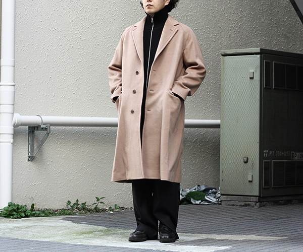 10/4(金)販売開始!!AURALEE CASHMERE WOOL MOSSER CHESTERFILED COAT