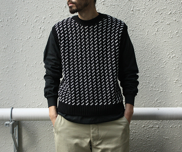 BATONER 20SS START!! BIRD'S EYE JACQUARD VEST . | andPheb Staff Blog