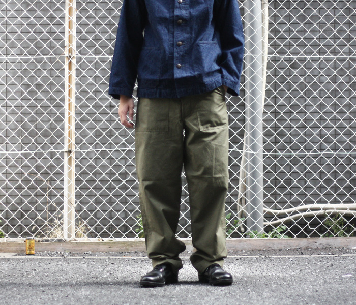 好評 orSlow オアスロウ US ARMY FATIGUE PANTS GREEN <BR