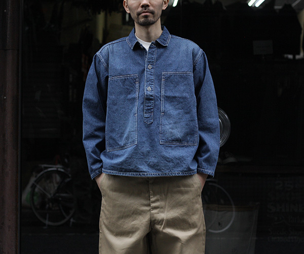 orSlow PW PULLOVER SHIRT JACKET DENIM U.S.ARMY | andPheb Staff Blog