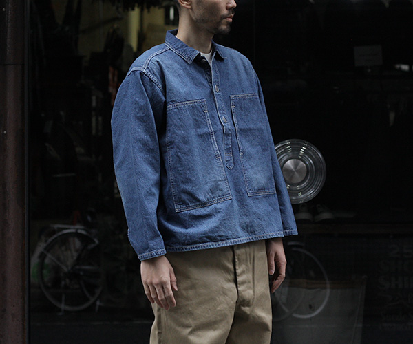 Orslow pw pullover shirt jacket hotsell