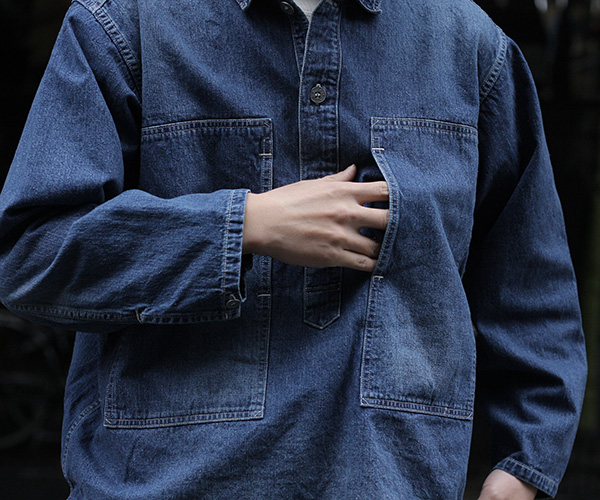 orSlow PW PULLOVER SHIRT JACKET DENIM U.S.ARMY | andPheb Staff Blog