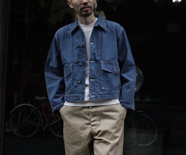 orSlow,30's US ARMY SHORT DENIM JACKET USED WITH PAINT. | andPheb