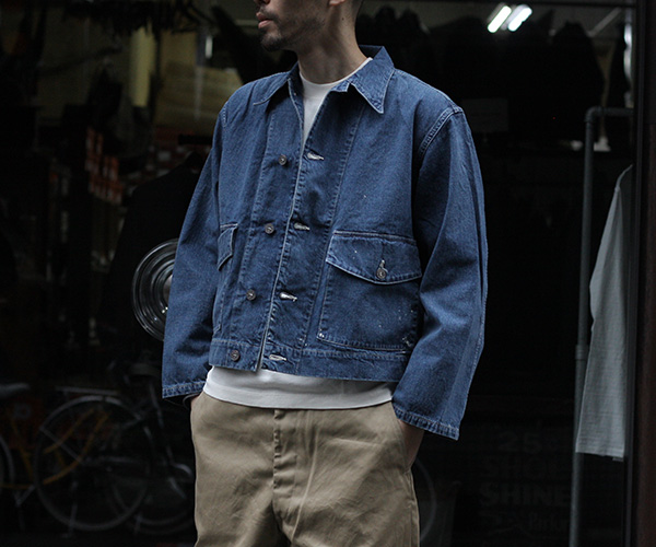 orSlow,30's US ARMY SHORT DENIM JACKET USED WITH PAINT. | andPheb ...