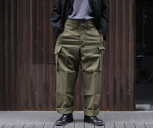 DEADSTOCK,M-47 CARGO PANTS EARLY METAL BUTTON | andPheb Staff Blog
