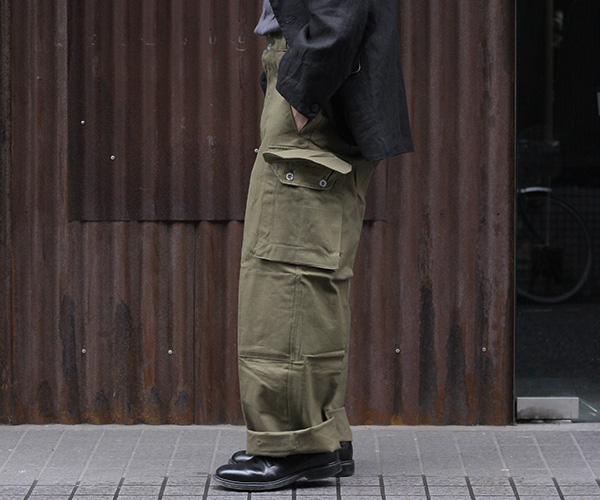 DEADSTOCK,M-47 CARGO PANTS EARLY METAL BUTTON | andPheb Staff Blog