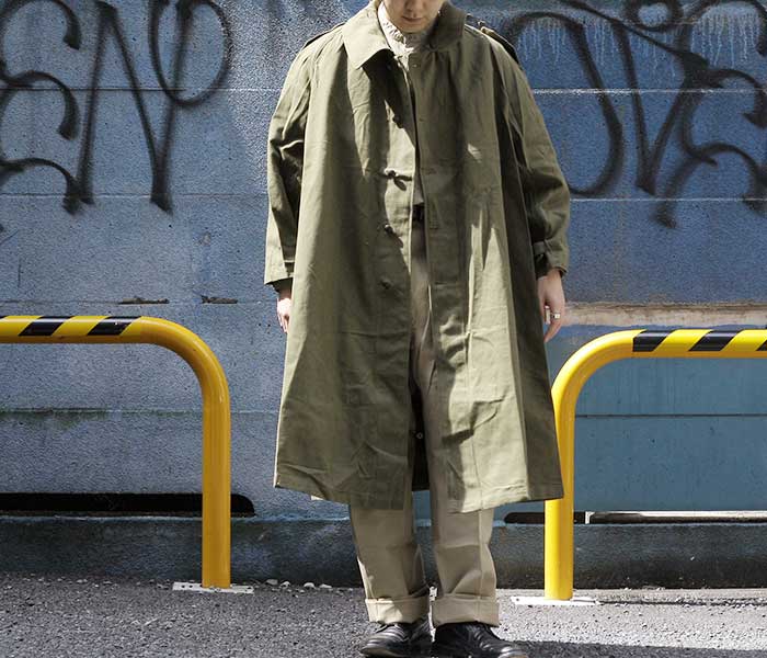 DEADSTOCK ,FRENCH ARMY MOTORCYCLE COAT . | andPheb Staff Blog