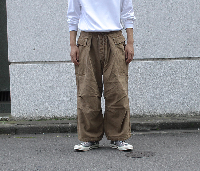 HERILL 20AW START!!DUCK CARGO PANTS BROWN. | andPheb Staff Blog