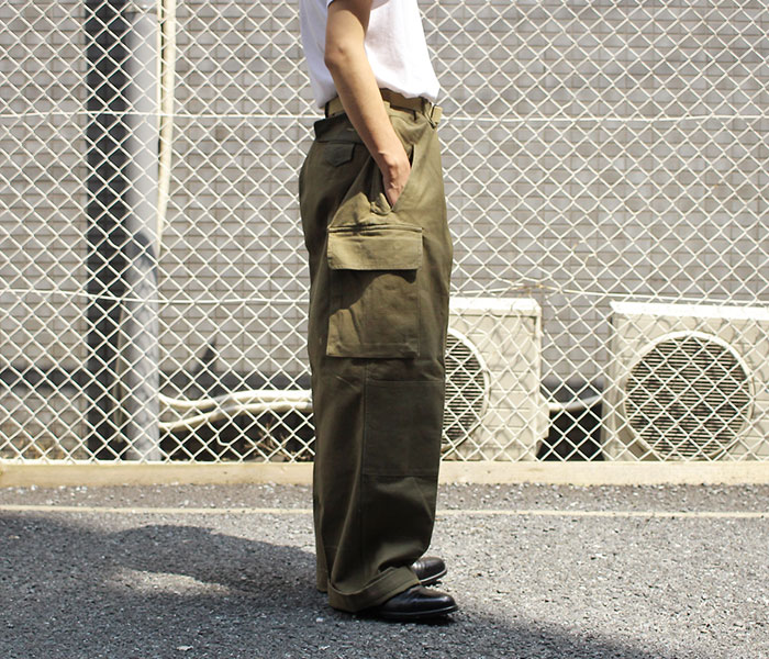 在庫有 CLEL Loose クレイル Pants/M M-47デザイン パラシュートパンツ