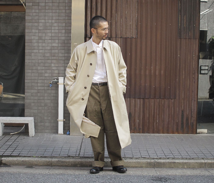 8/17(月)販売開始!!CIOTA,SUVIN COTTON GABARDINE BALMACAAN COAT