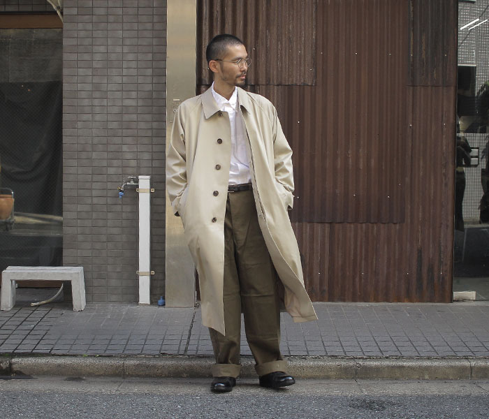 8/17(月)販売開始!!CIOTA,SUVIN COTTON GABARDINE BALMACAAN COAT ...