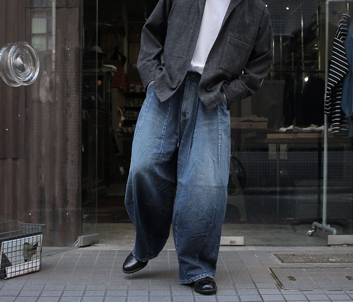 黒 桜古典 Needles denim pants ニードルス デニムパンツ | ochge.org