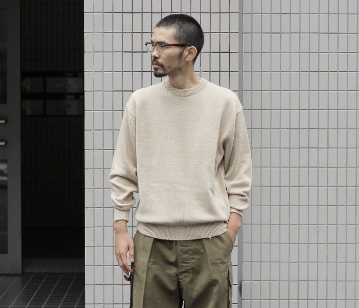 HERILL Golden cash cashmere crew knit - ニット/セーター