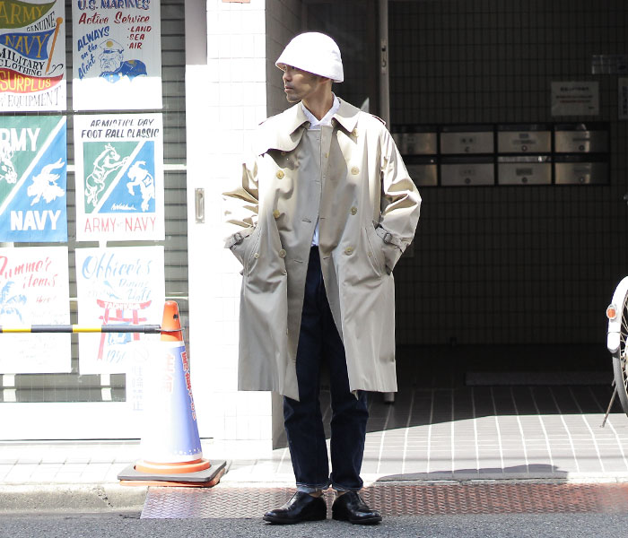 ANATOMICA トレンチコート ベージュ-