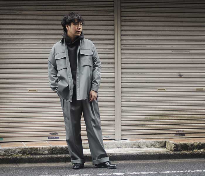 ULTERIOR COVERT CLOTH WIDE TROUSERS PANTS | andPheb Staff Blog