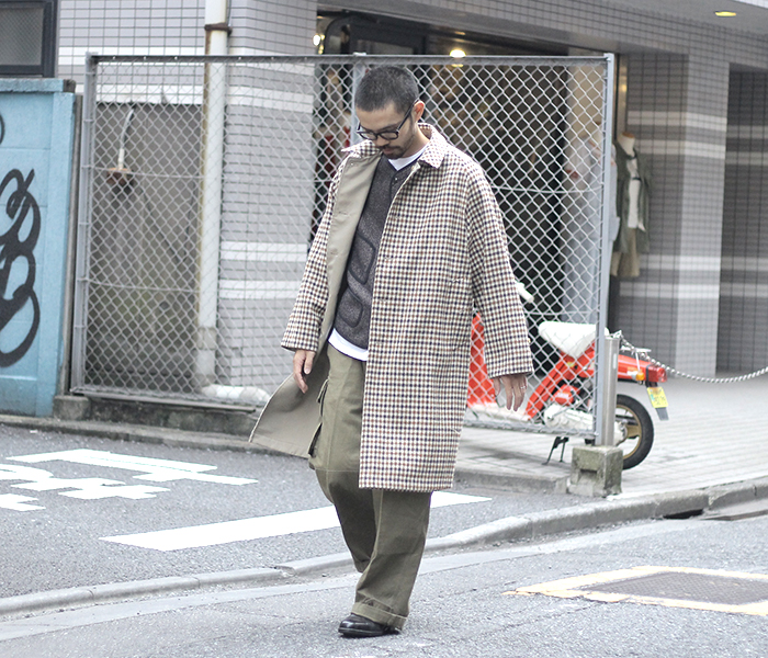 ANATOMICA SINGLE RAGLAN ⅡREVERSIBLE COAT | andPheb Staff Blog