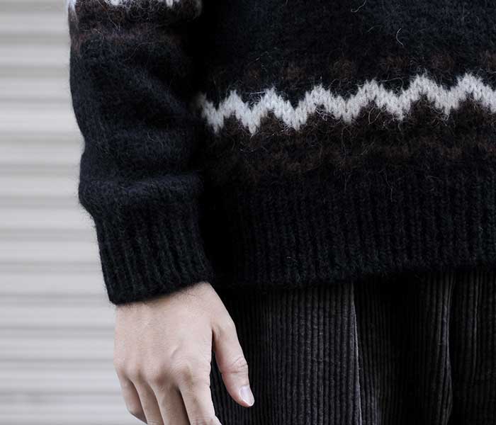 BATONER,モヘアノルディックセーター。今年の冬にも彩りを。 | andPheb Staff Blog