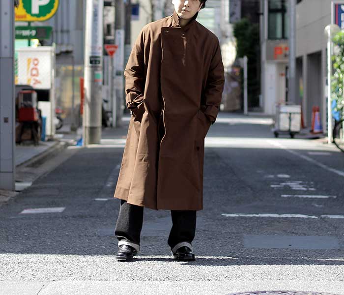 ANATOMICA アナトミカCD LONG COAT ロングコート NAVY - チェスターコート