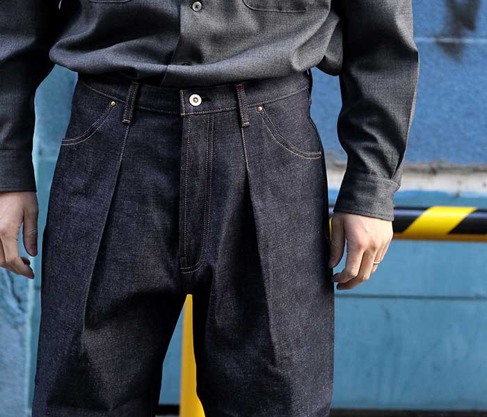 HERILL ヘリル デニム Denim Tuck 4PK Pants - デニム/ジーンズ