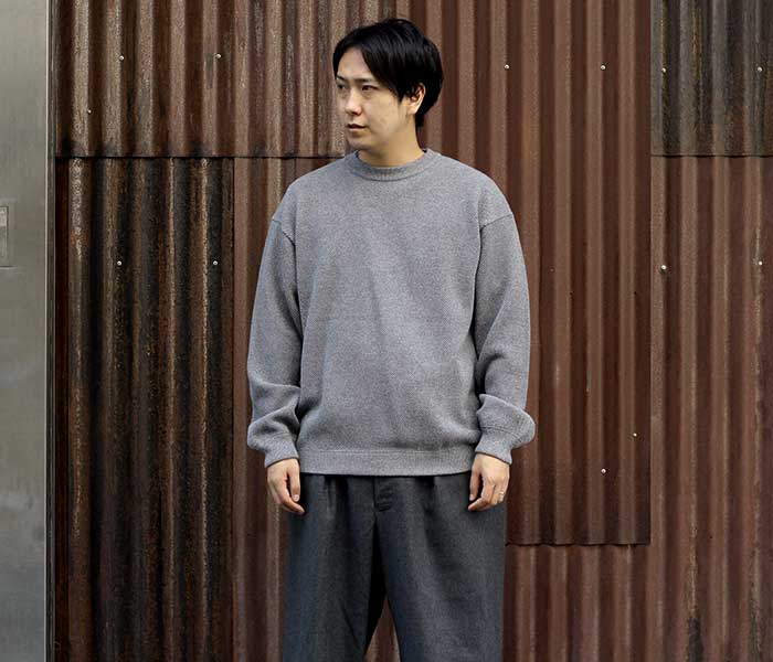 在庫あ得価 クレプスキュール 18SS moss stitch スウェット 2の通販 by